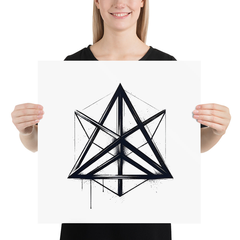 Cosmic Tetrahedron Poster